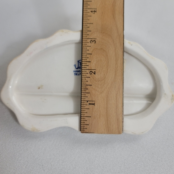 Delfts Blue Hand Painted Ceramic Spoon Holder - Picture 10 of 12